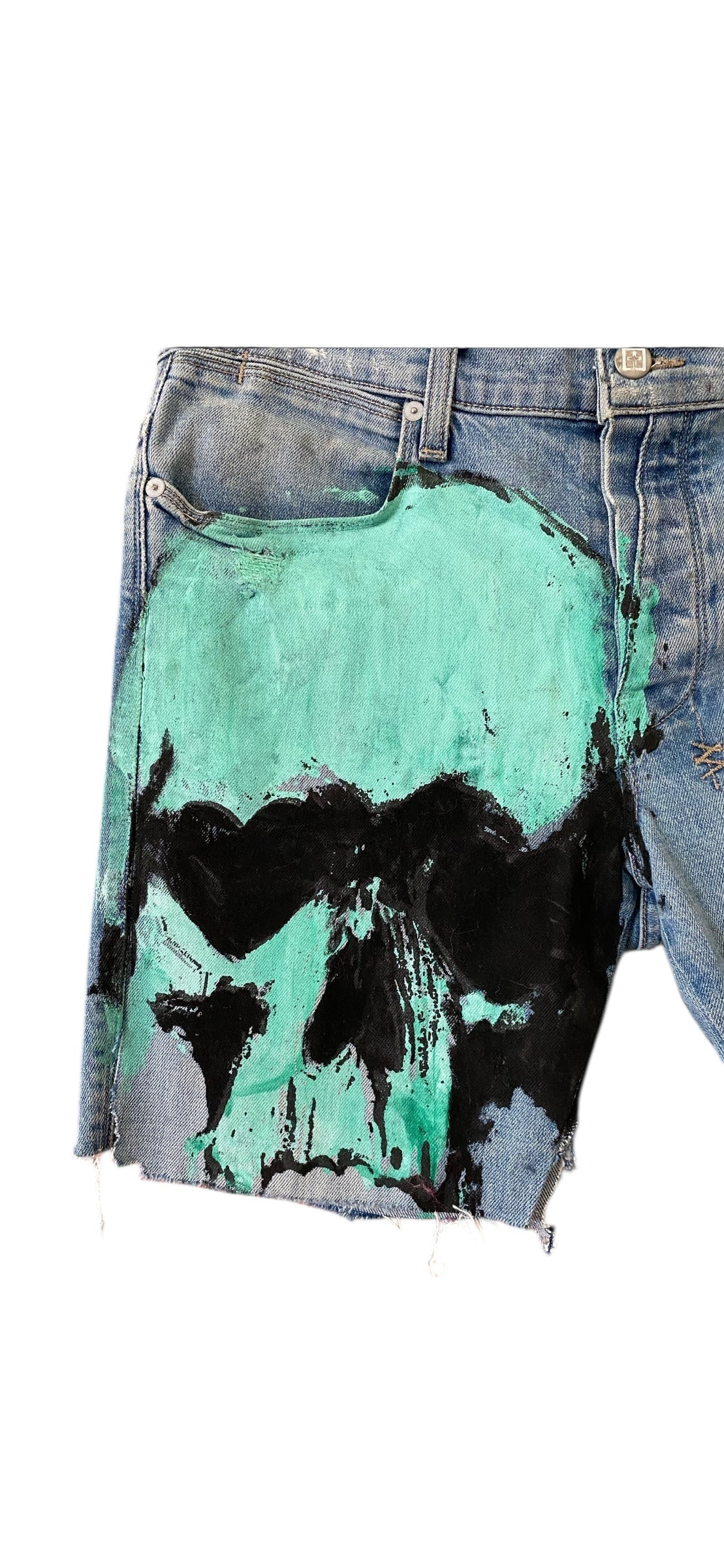 Ksubi Heart Skull shorts