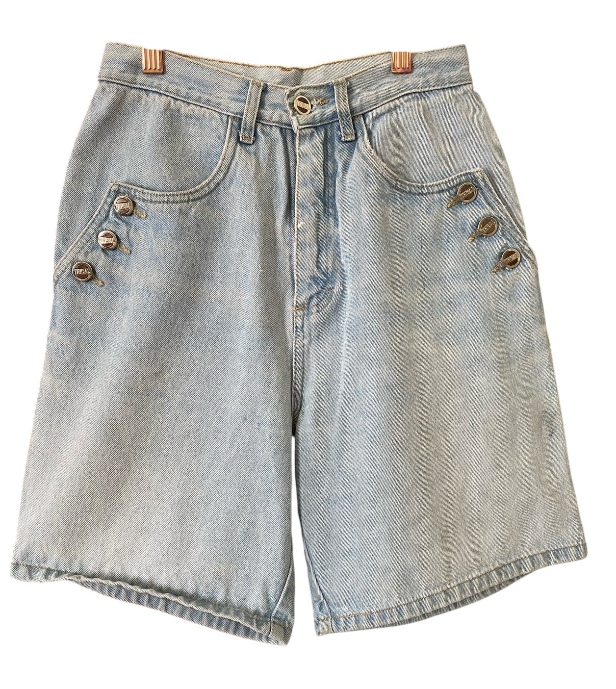 High Waist Heart Skull shorts