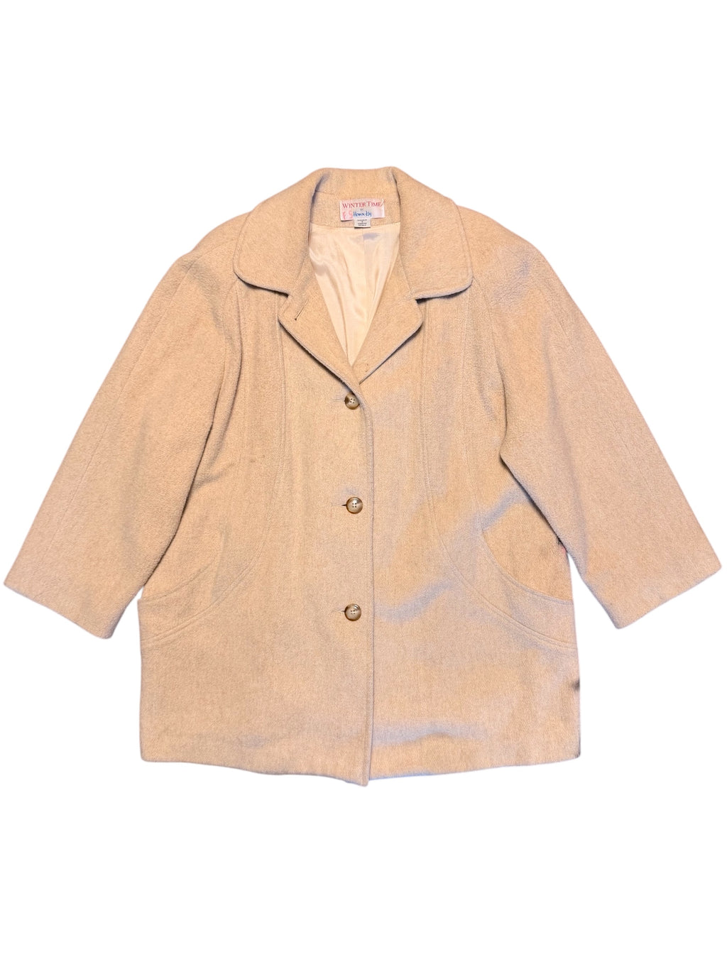 Airbrushed Wool Coat