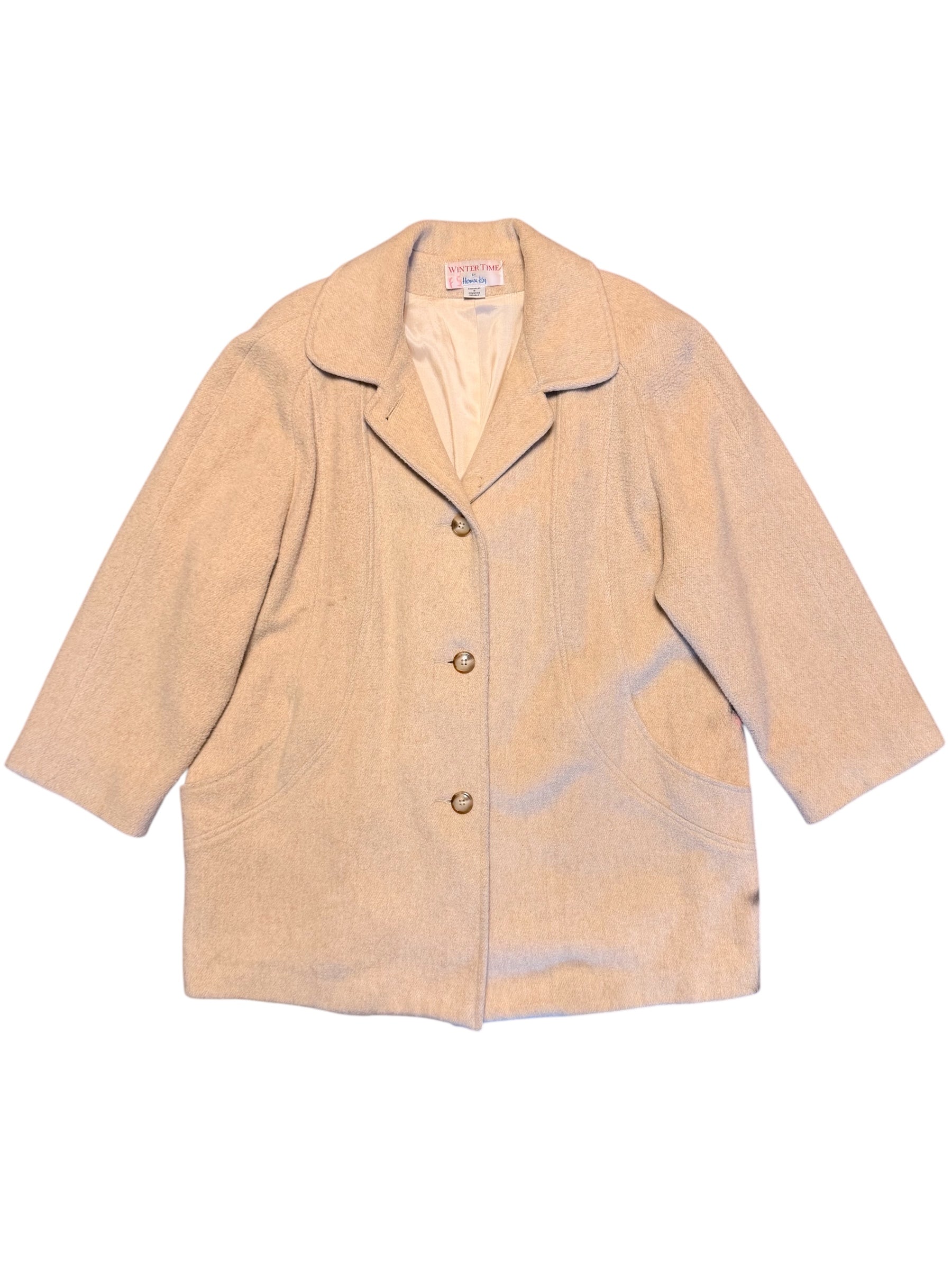 Airbrushed Wool Coat