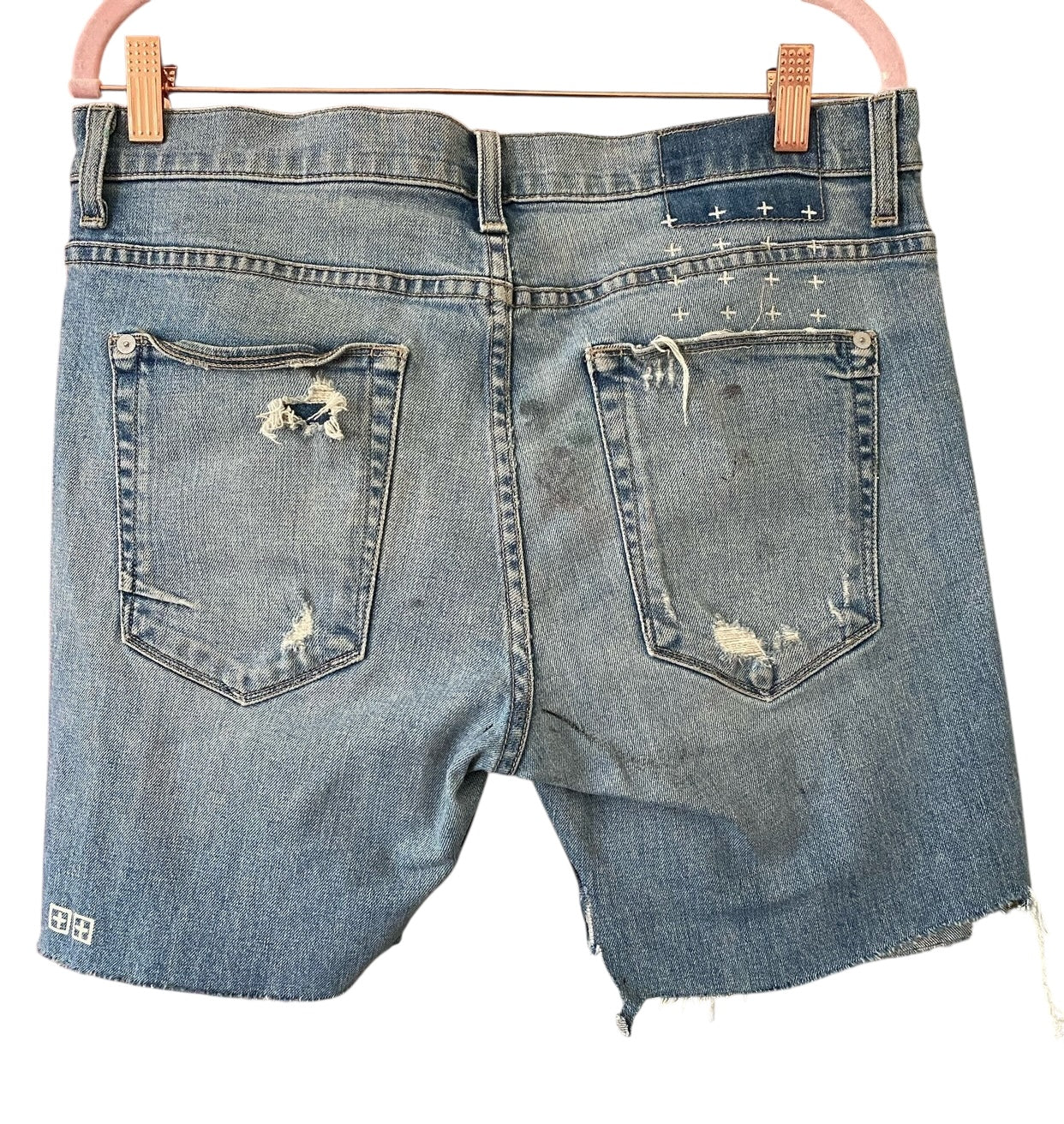 Ksubi Heart Skull shorts