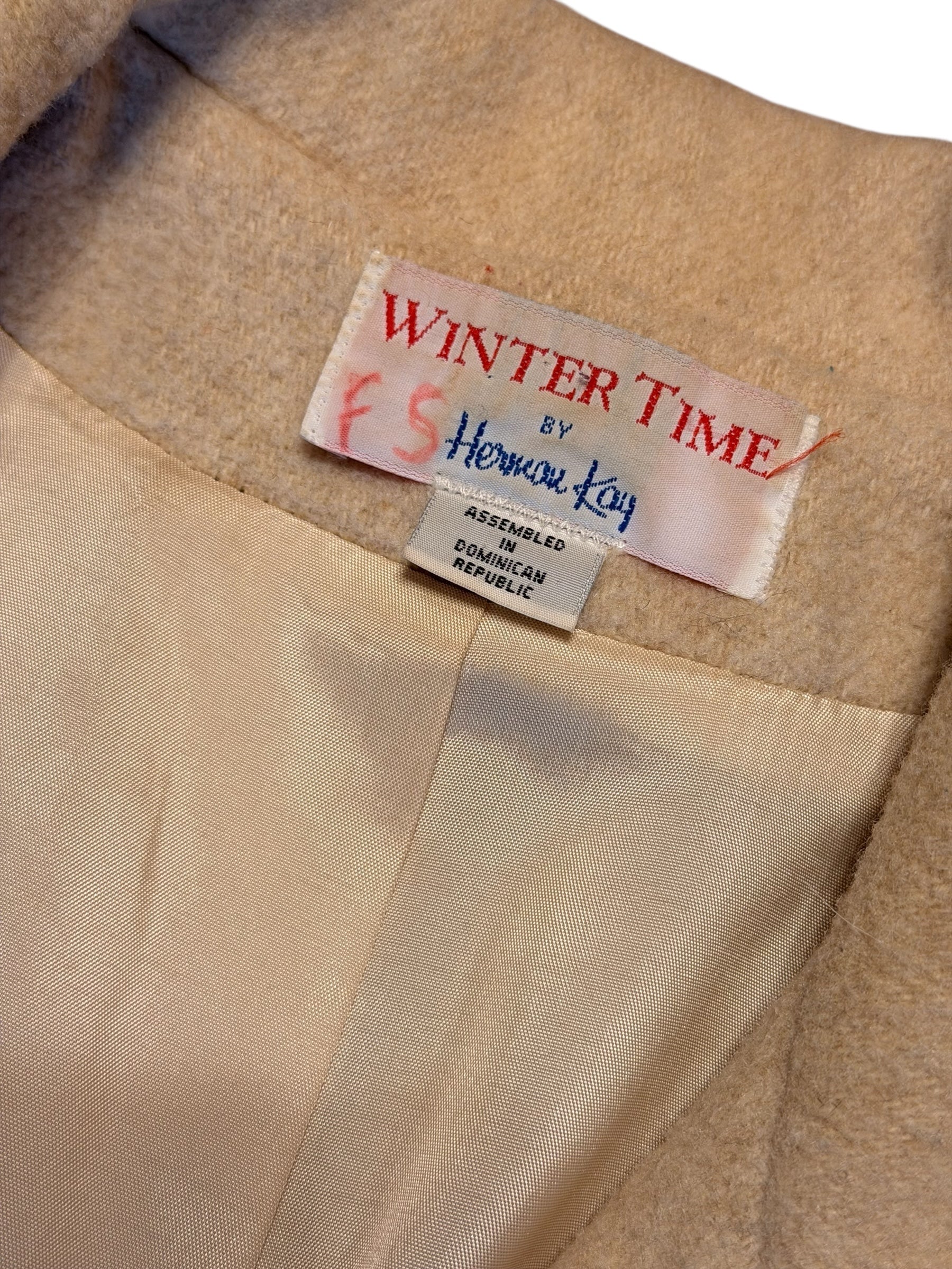 Airbrushed Wool Coat