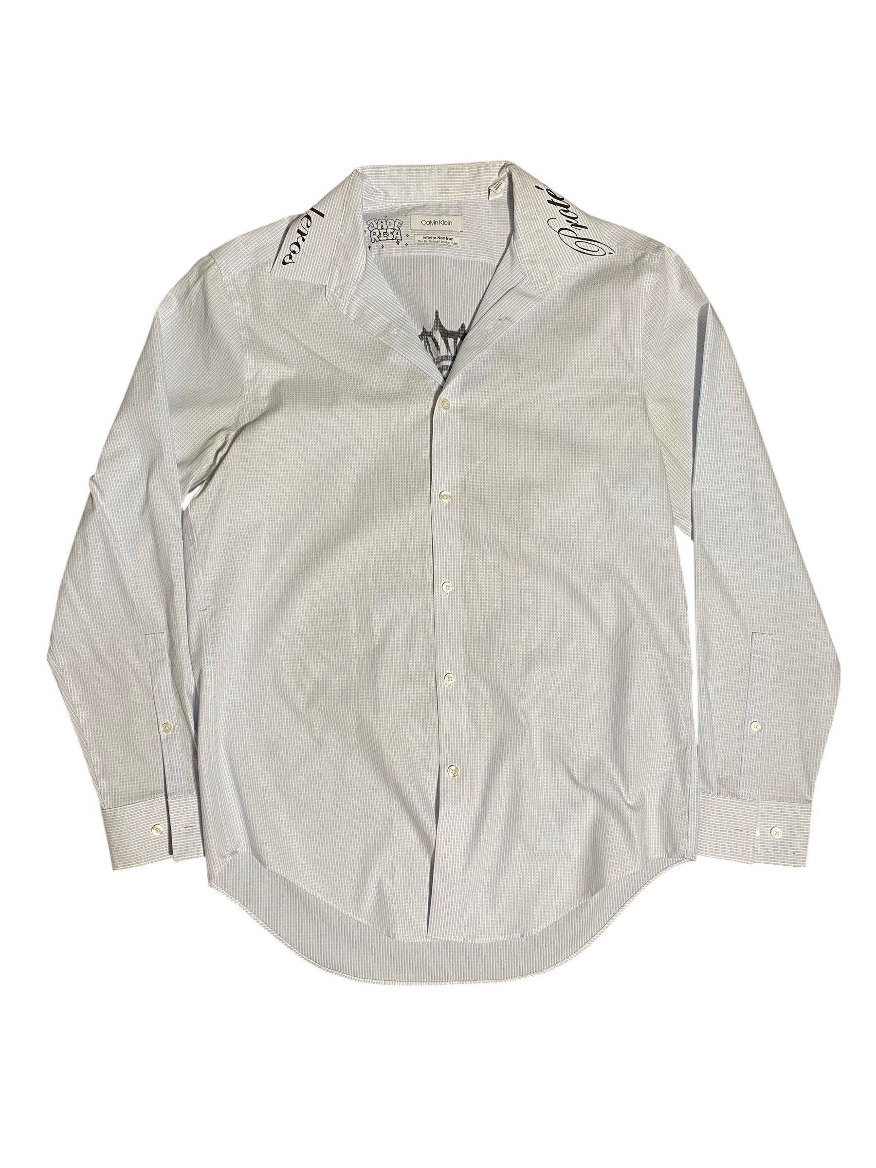 Virgencita Dress Shirt Light Blue