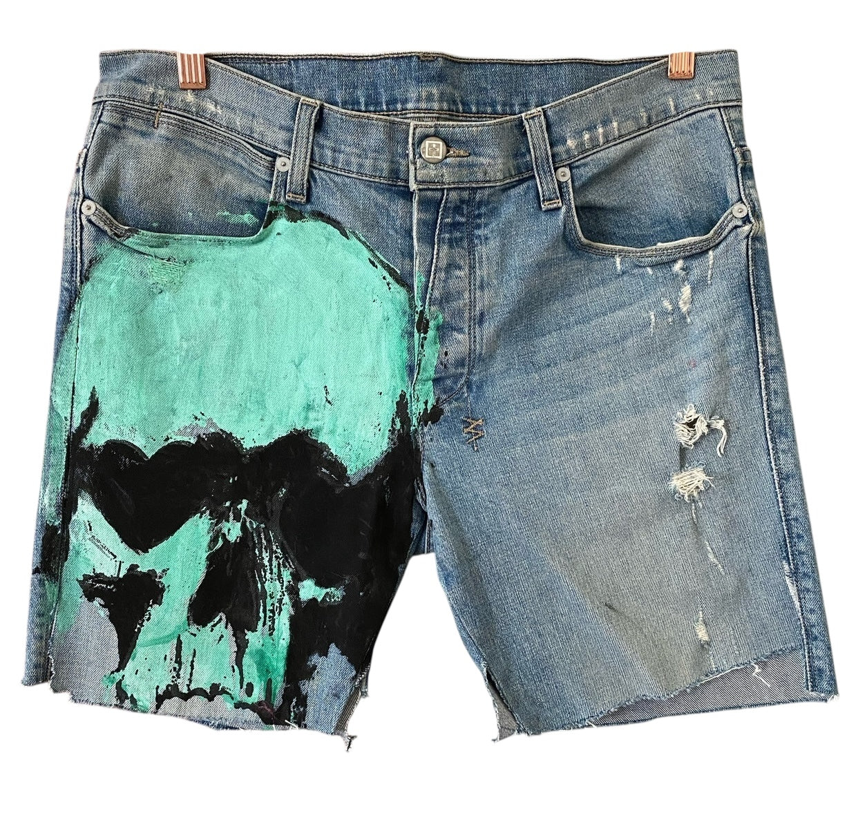 Ksubi Heart Skull shorts