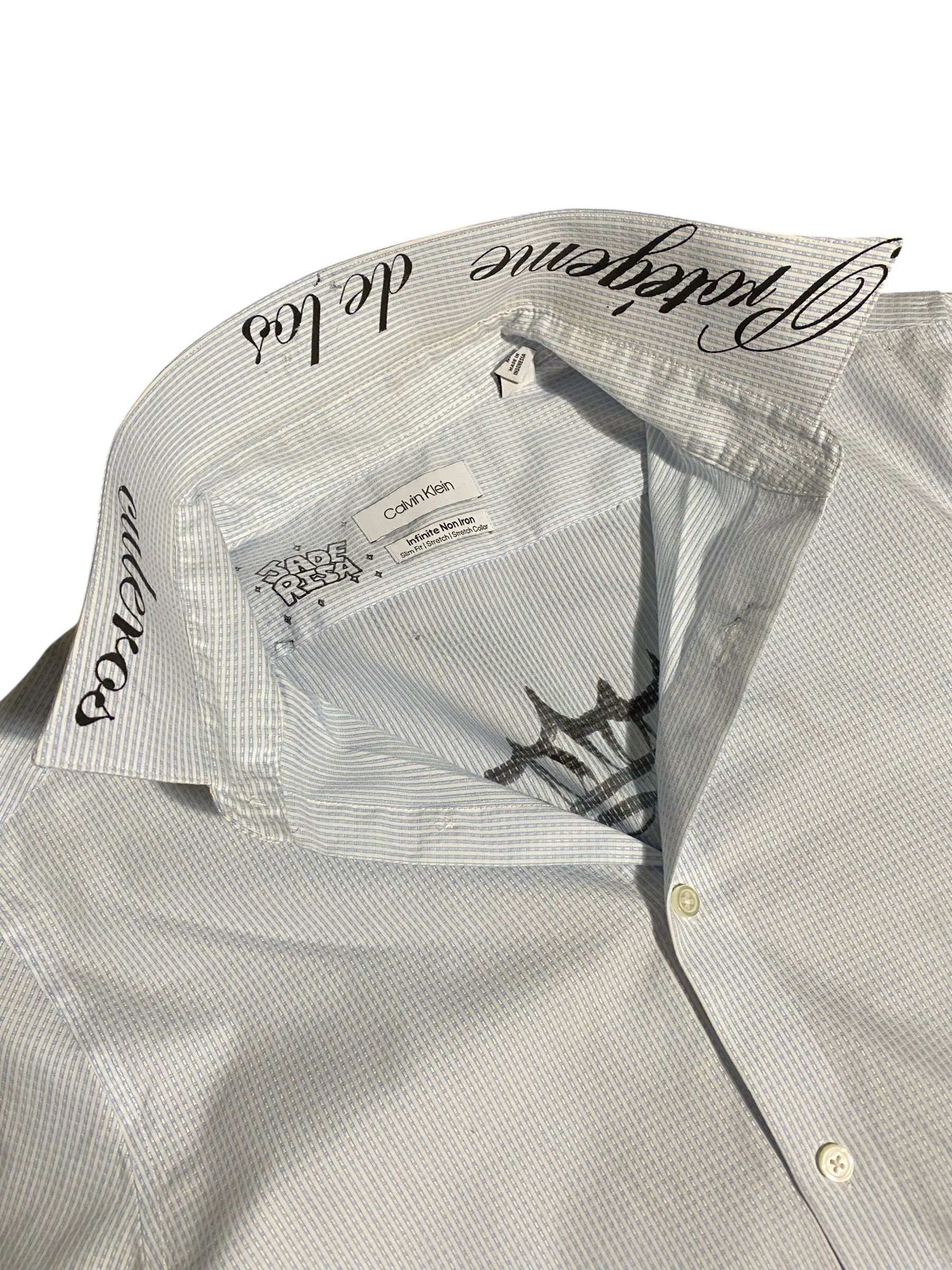 Virgencita Dress Shirt Light Blue