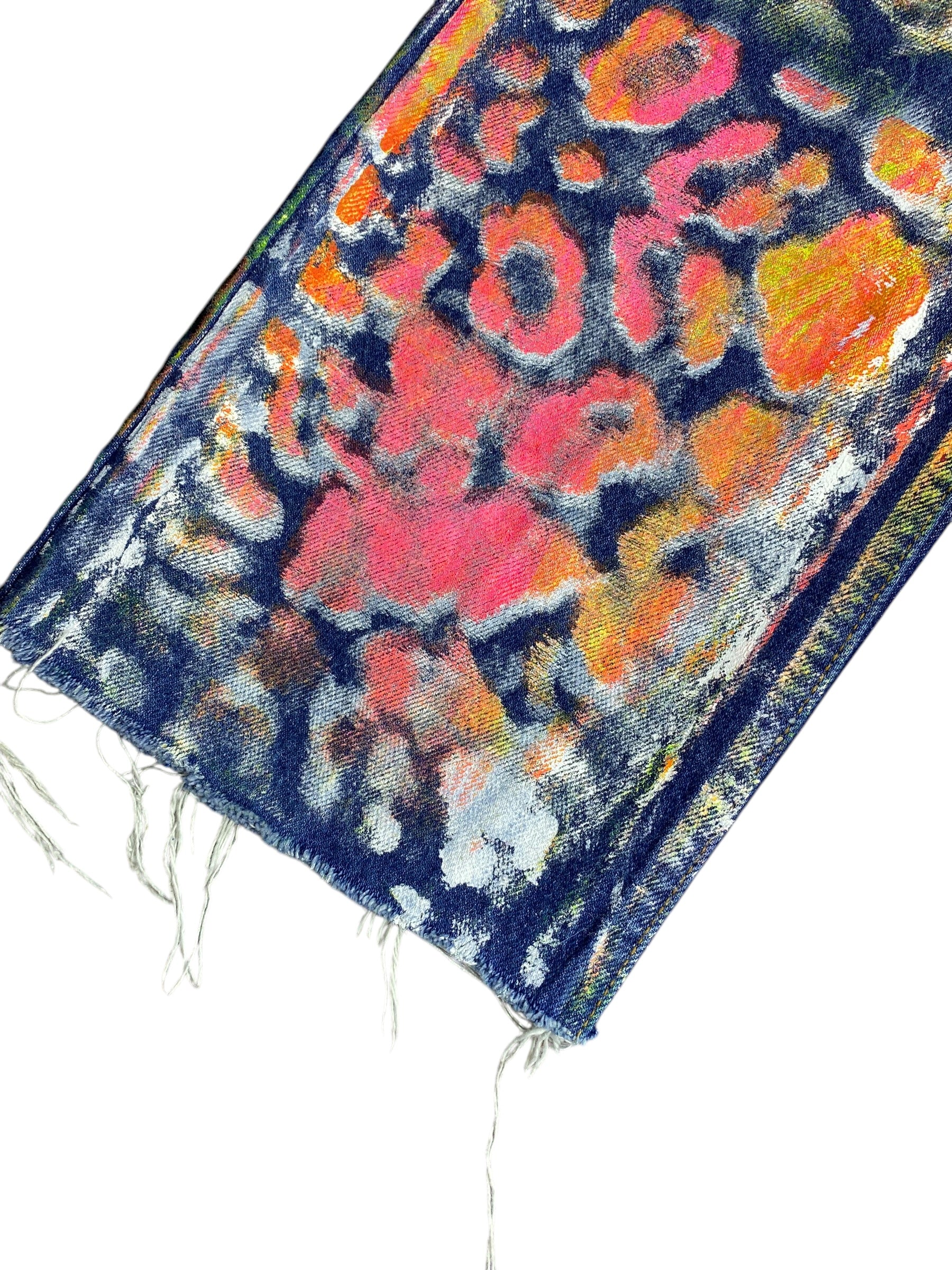 Animal Print Orange Tab Levi’s Jeans