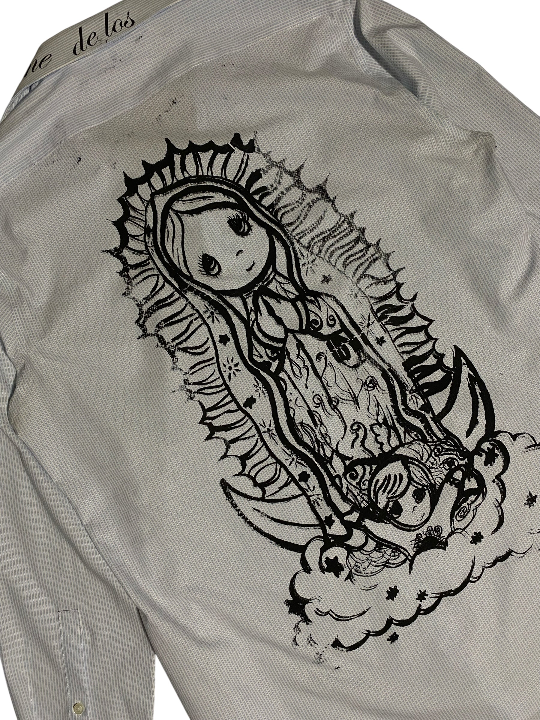 Virgencita Dress Shirt Light Blue