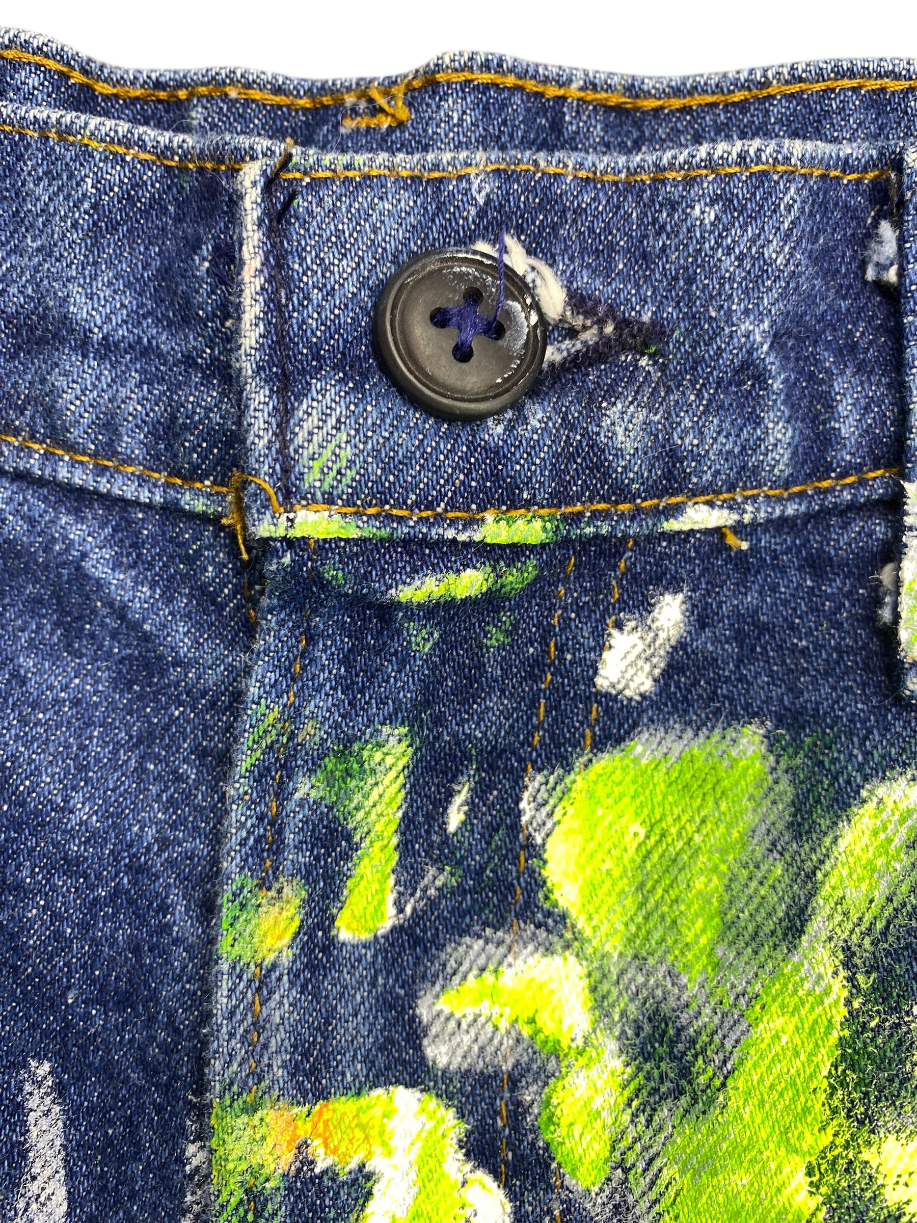 Animal Print Orange Tab Levi’s Jeans