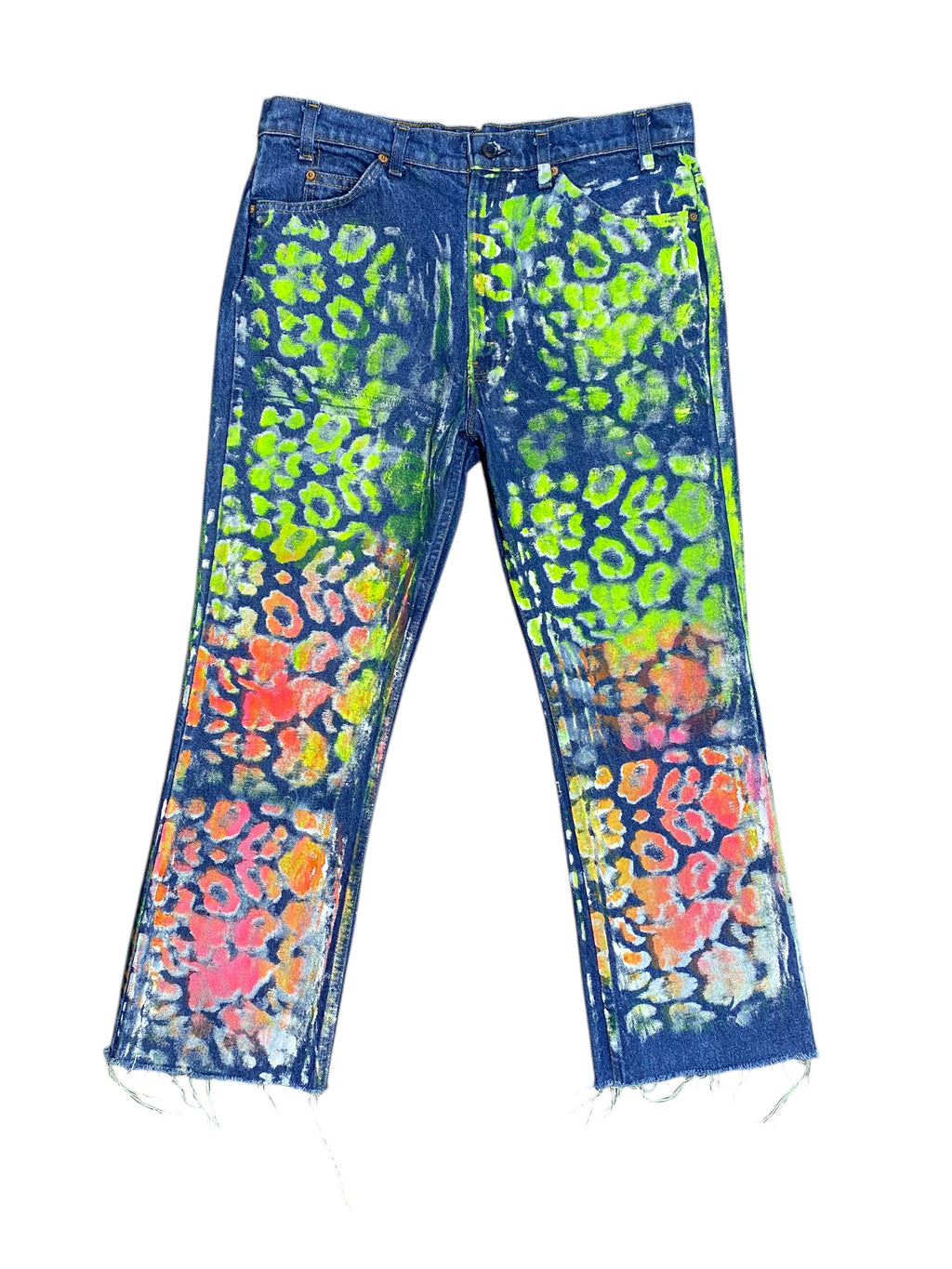 Animal Print Orange Tab Levi’s Jeans