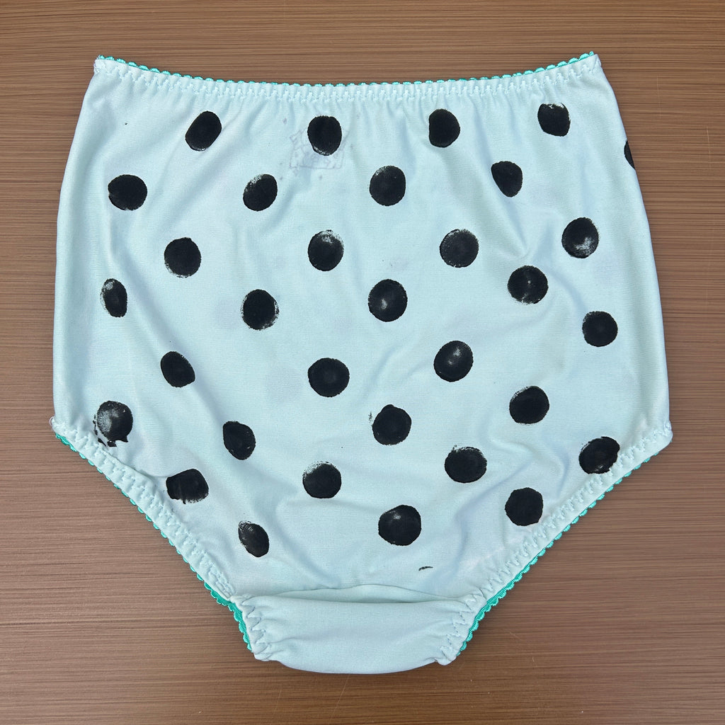 Aqua Polka Dot Panties