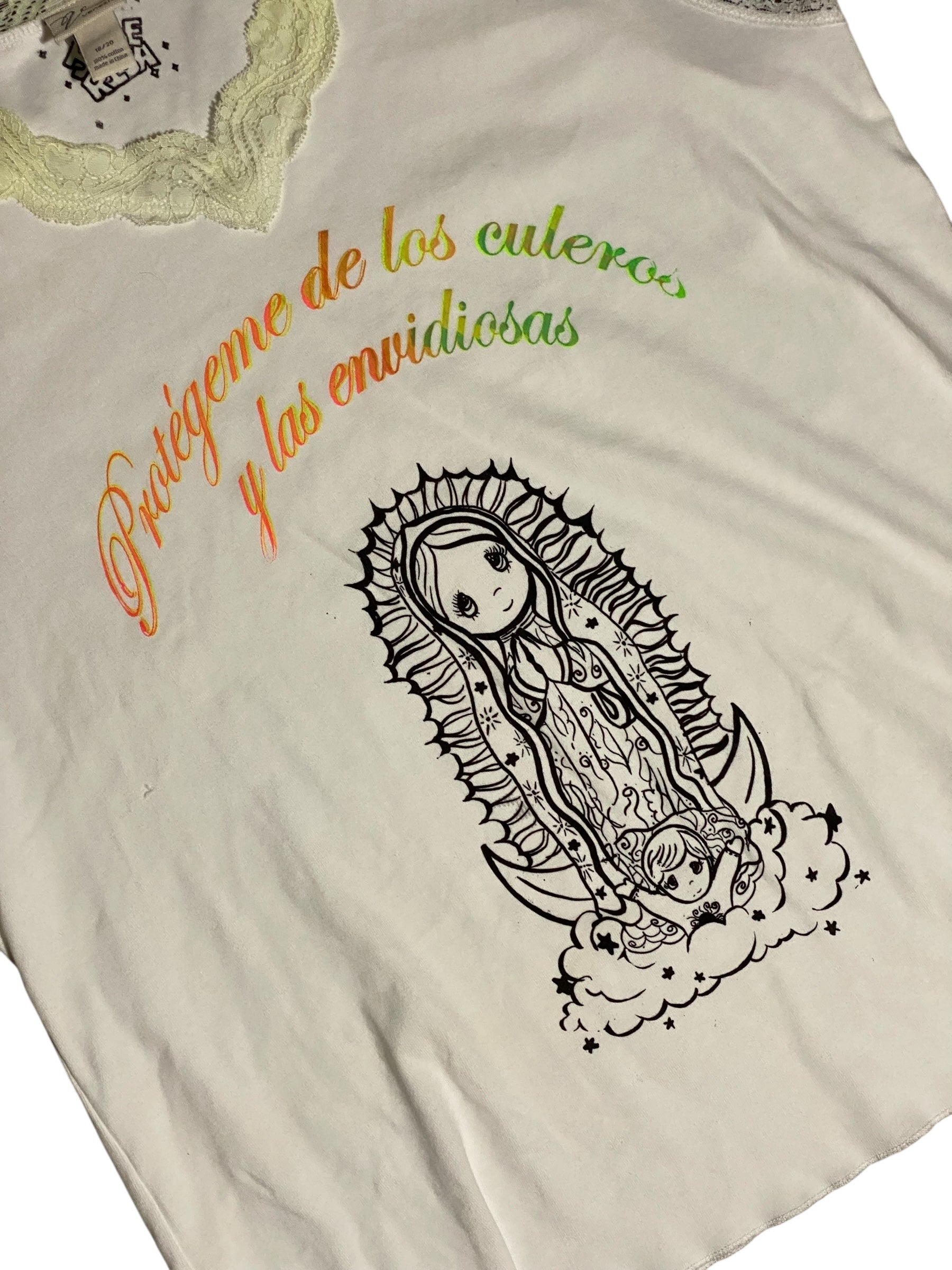 Virgencita Lace Tank Top