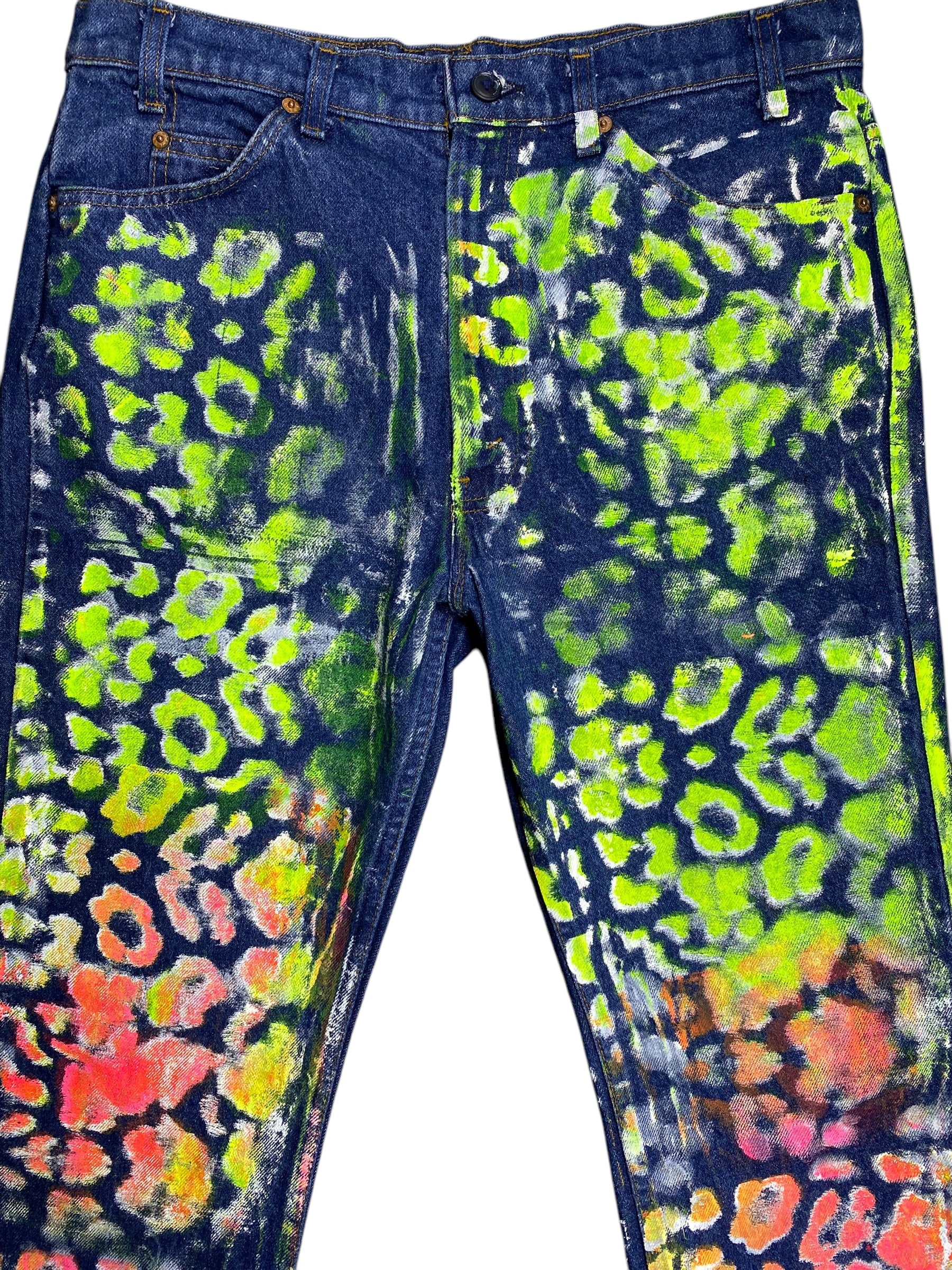 Animal Print Orange Tab Levi’s Jeans